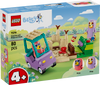 LEGO Bluey Grannies with Bingo and Bluey 11216 featuring Janet and Rita characters, granny car, garden and sandbox accessories