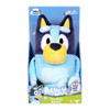 Bluey® Talking Bluey Plush interactive soft toy featuring sound phrases activated by pressing Bluey's tummy