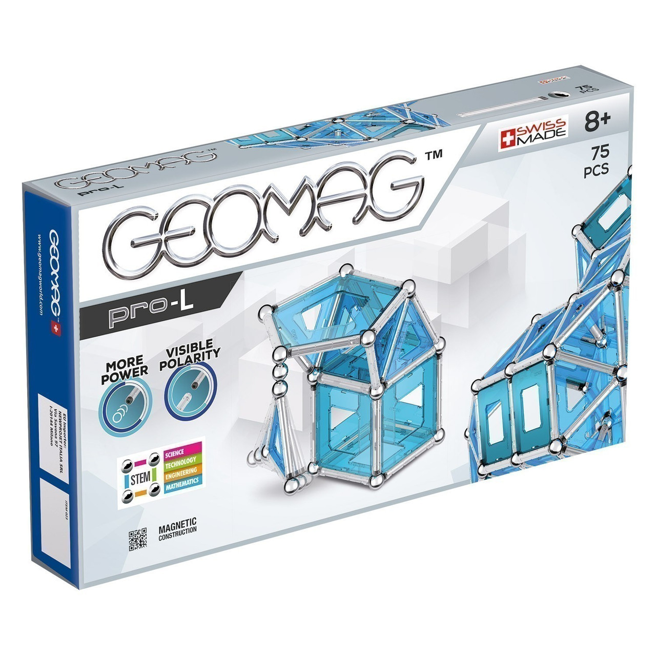 Geomag - Pro-L 75pc Building Set | 023 | Discount Toy Co