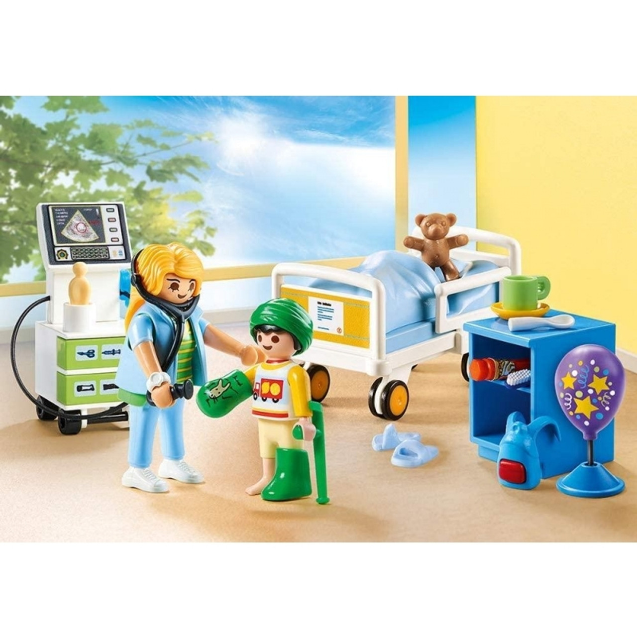 Playmobil City Life Hospital Plant Multicolor