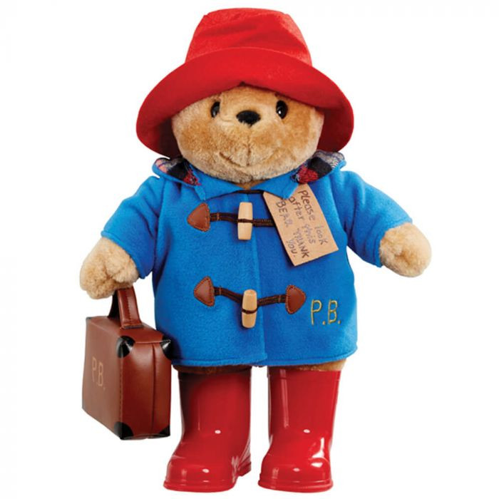 Paddington Bear with Boots, Embroidered Jacket Suitcase 34cm