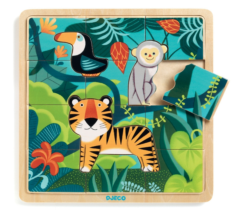 Djeco Jungle Wooden Puzzle