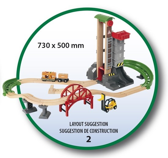 BRIO(ブリオ) Lift & Load Warehouse Set33887 Brio - Lift and Load Warehouse Set | Discount Toy Co | Discount Toy Co