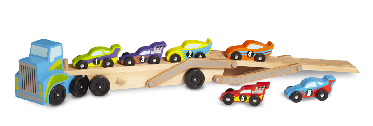 Melissa & Doug - Mega Race Car Carrier