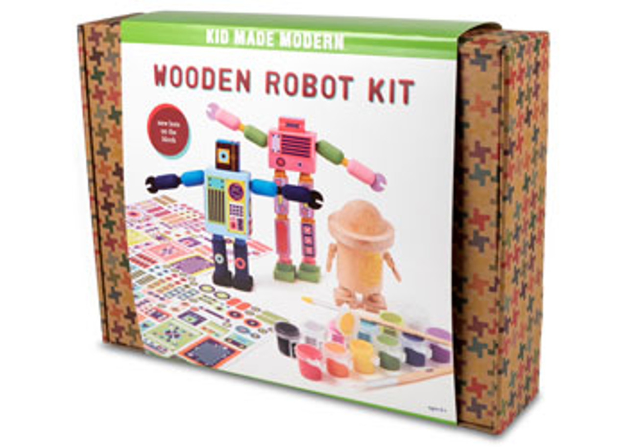 Wooden hot sale robot kit