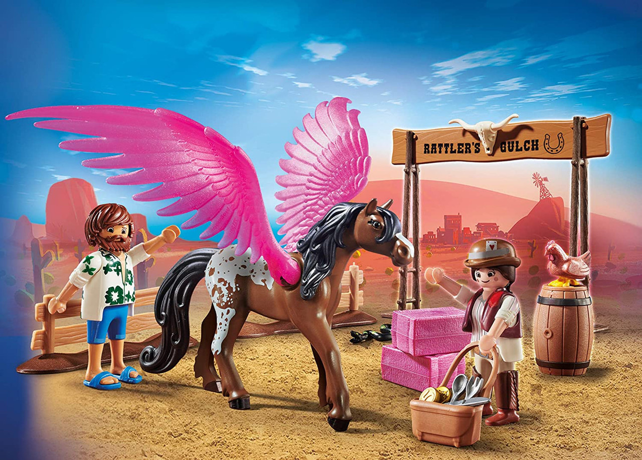 PLAYMOBIL: THE MOVIE Marla Del with Pegasus 70074