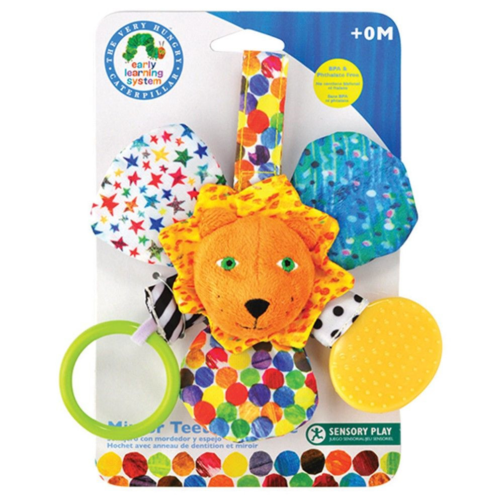 Eric Carle The Very Hungry Caterpillar Mirror Teether Rattle