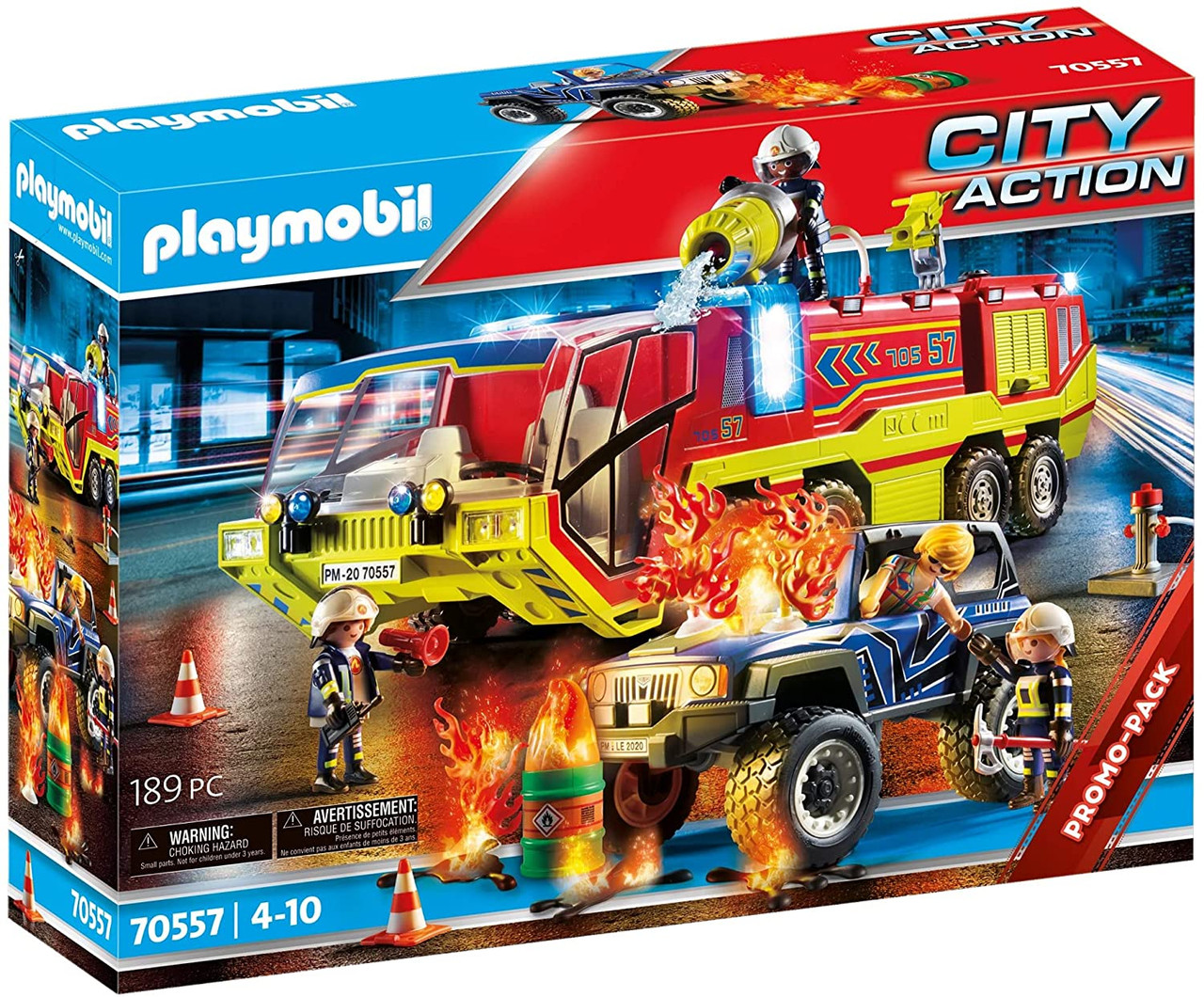 Playmobil　Truck　Fire　Engine　with　70557
