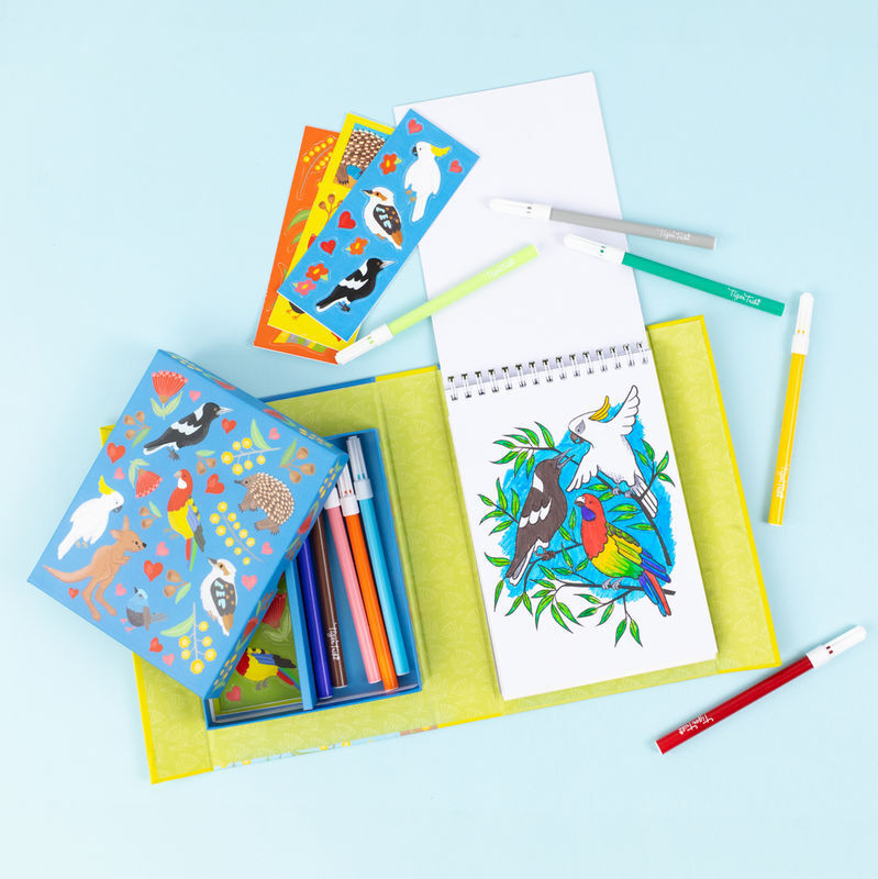 Tiger Tribe Colouring Set - Aussie Animals