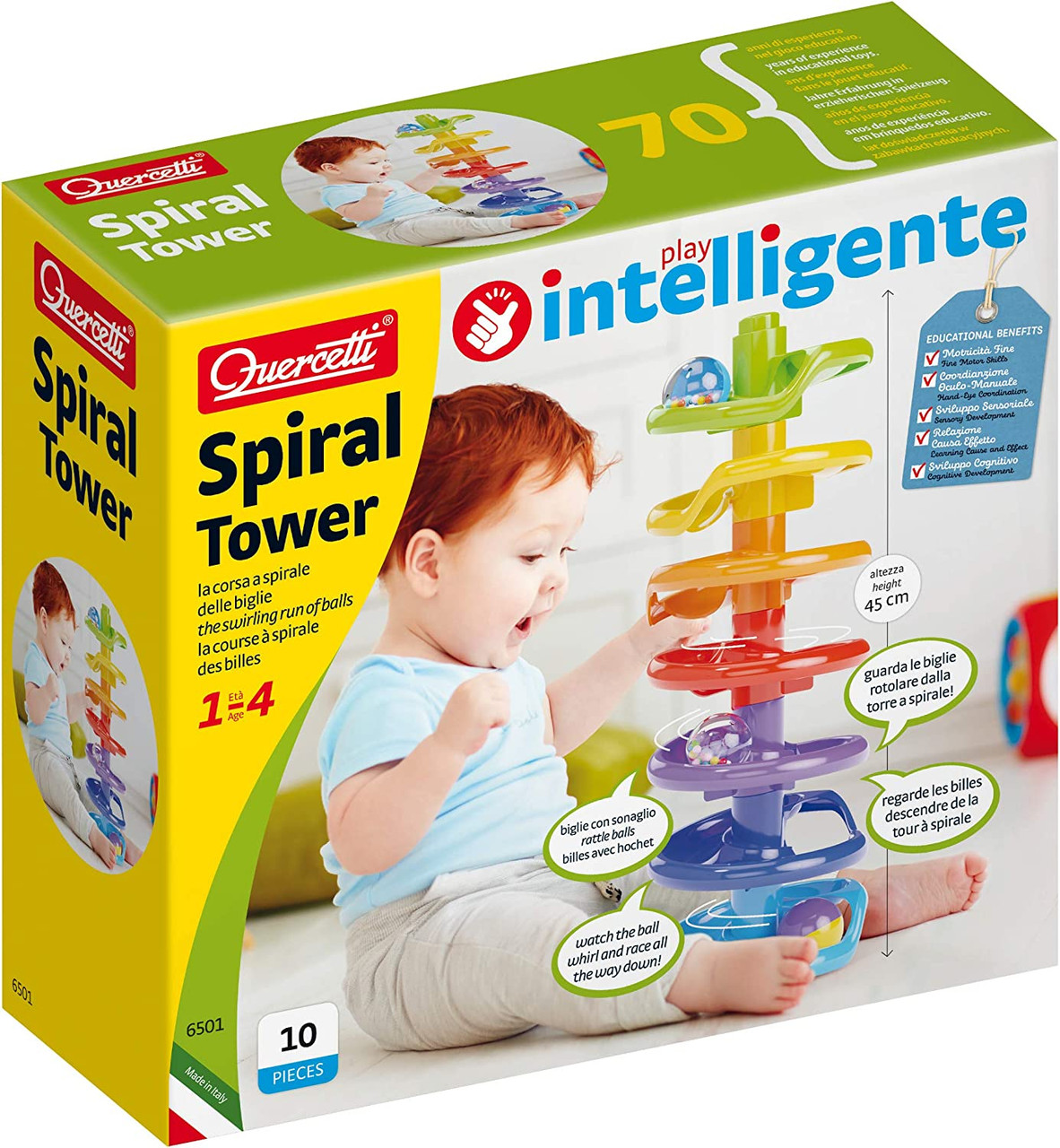 Quercetti Migoga Junior Spiral Tower 6501