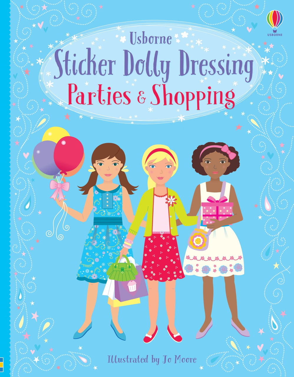 Usborne Sticker Dolly Dressing: Parties & Shopping | Discount Toy Co Usborne Sticker Dolly Dressing: Parties & Shopping | Discount Toy Co