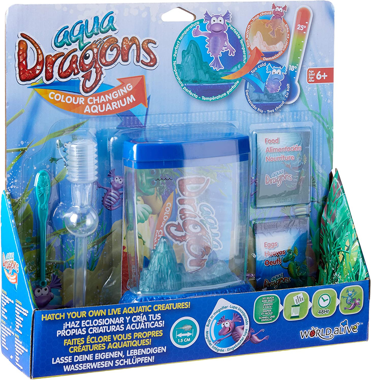 Aqua Dragons Colour Changing Box Kit With Led Lights