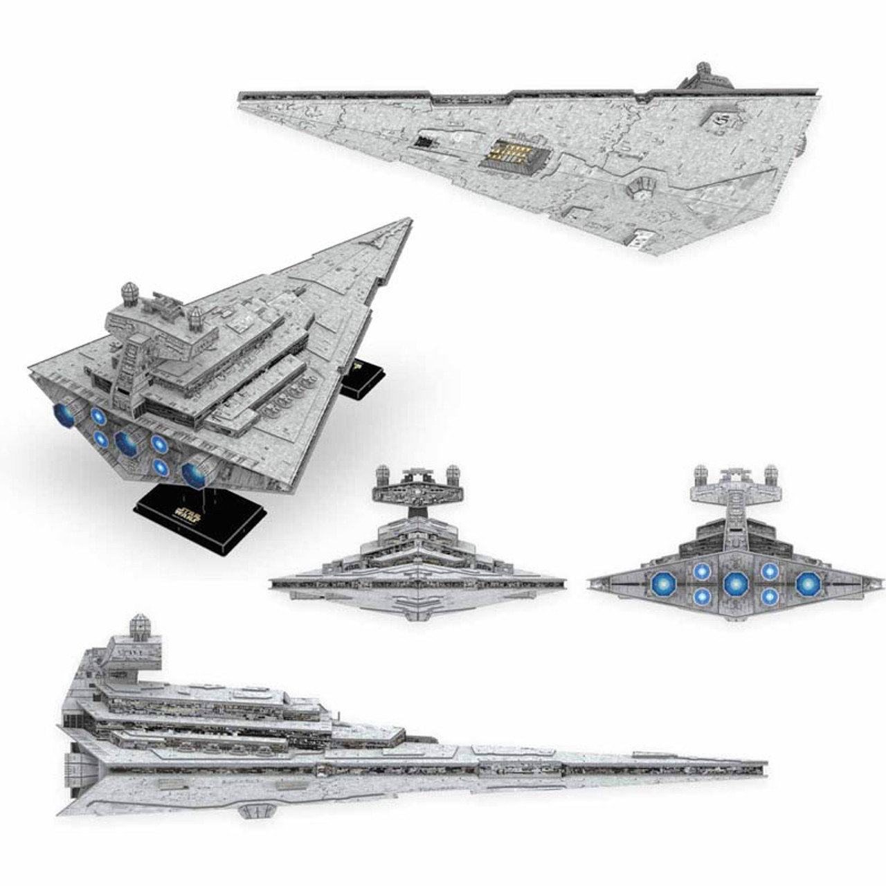  4D Build, Star Wars Deluxe Imperial Star Destroyer 3D