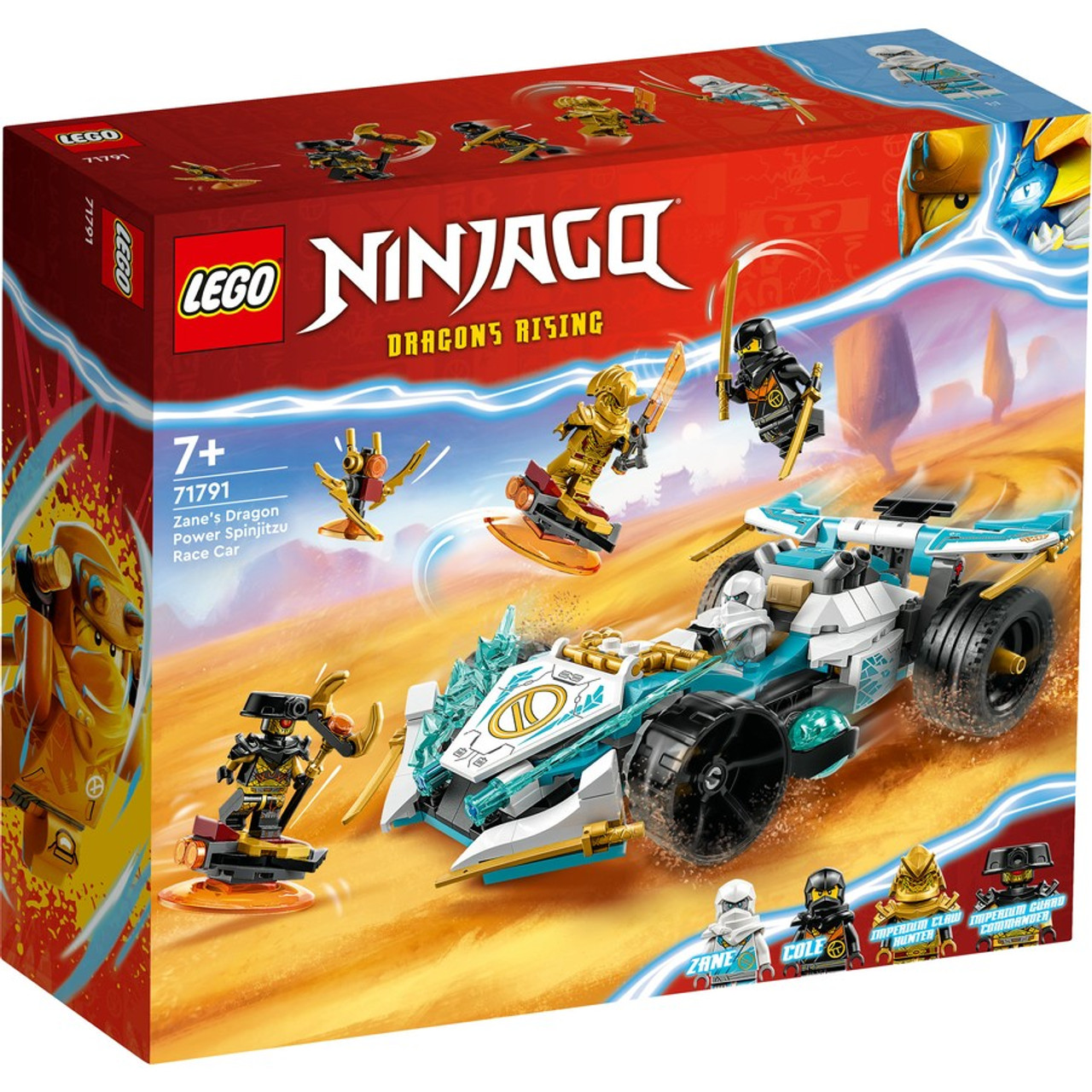 LEGO® Ninjago® - Zane's Dragon Power Spinjitzu Race Car 71791