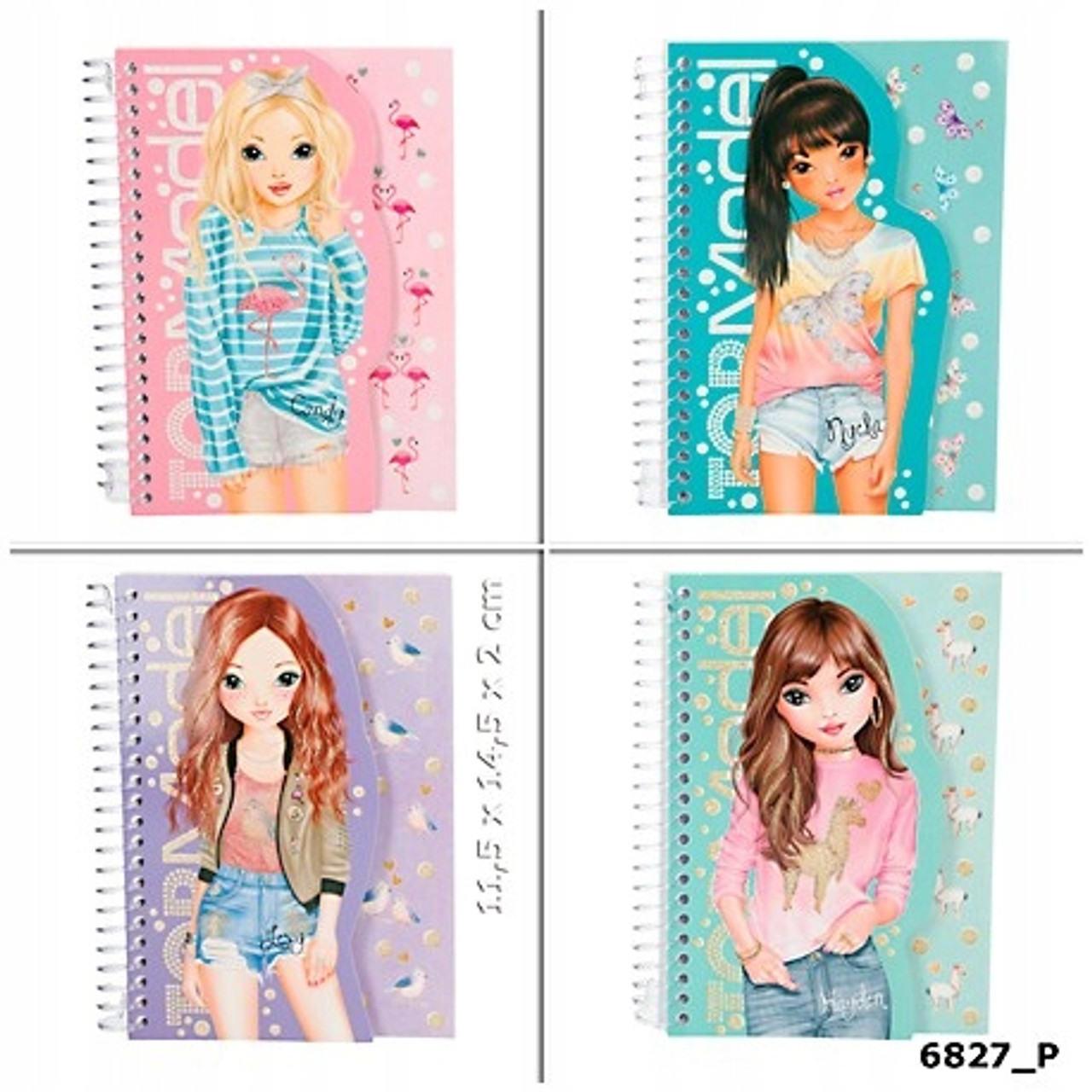 Top Model - Notebook With Stickers