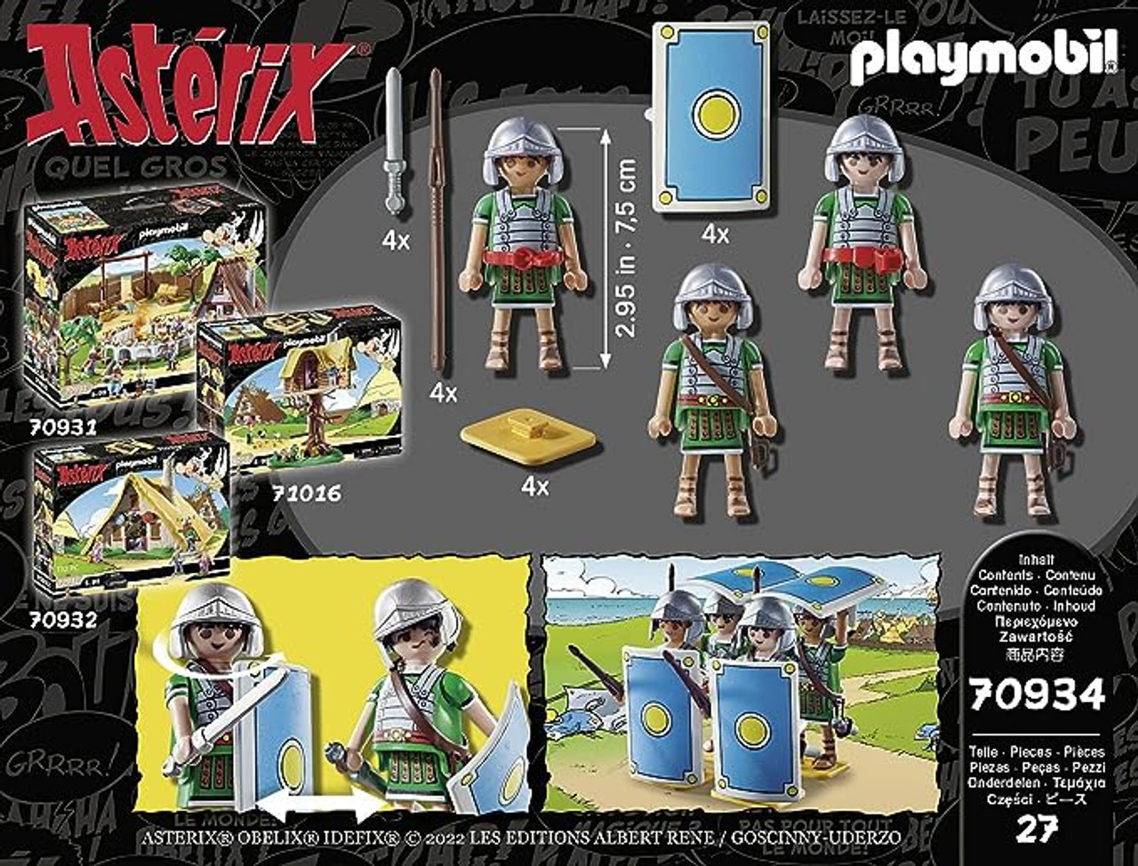 Playmobil unboxing : Astérix (2022) – 70031, 70932, 70933, 70934