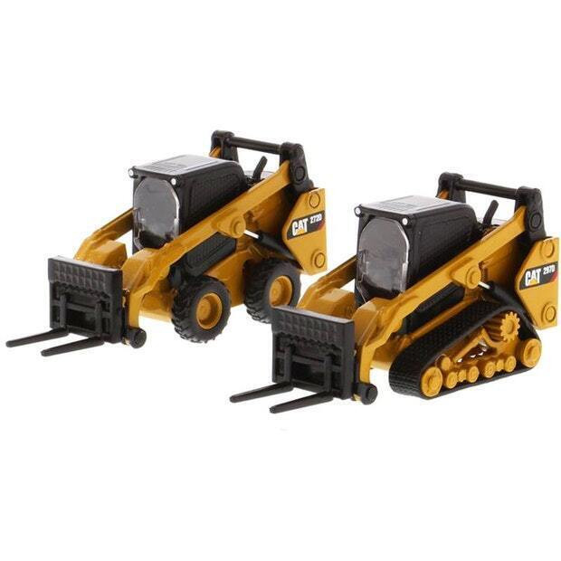 CAT® Skid Steer Loader Compact Track Loader- DIECAST 1:64