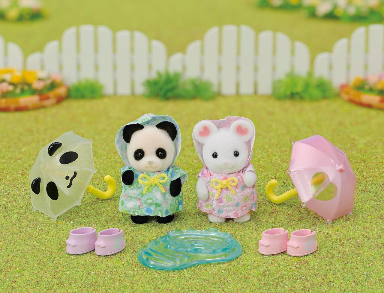 Sylvanian Families Nursery Friends Rainy Day Duo On Sale Now