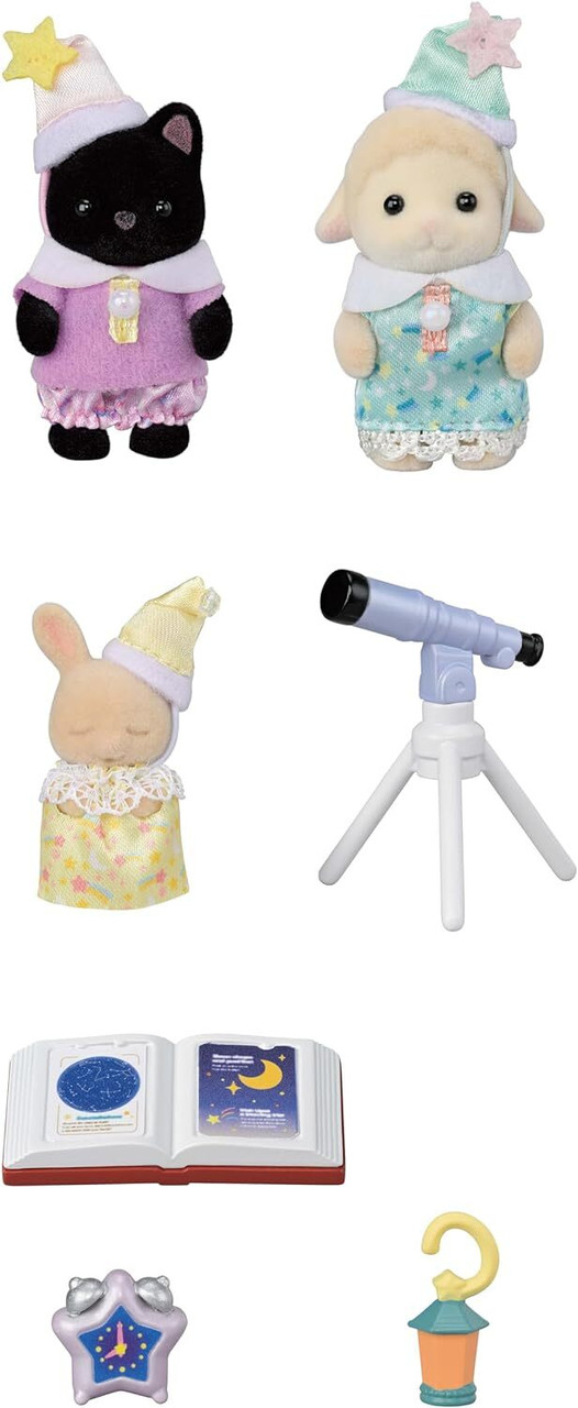 Sylvanian Families Nursery Friends Sleepover Party Trio On