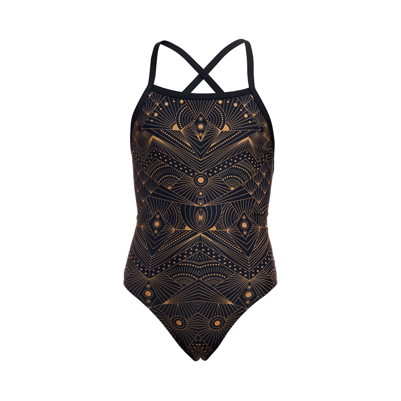 Funkita Girls Strapped In One Piece Swimmers To The Stars