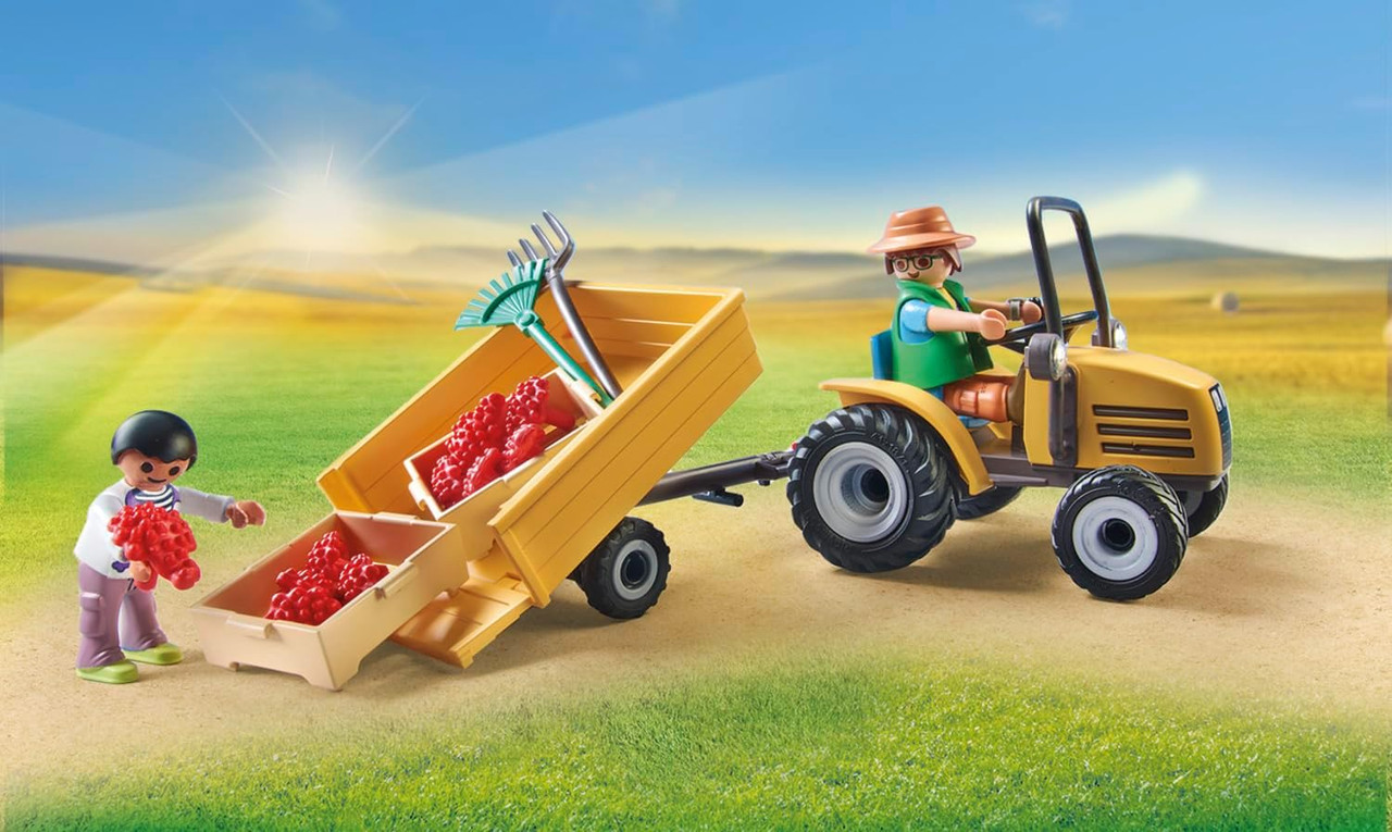 Playmobil Country Tractor with Trailer and Water Tank 71442