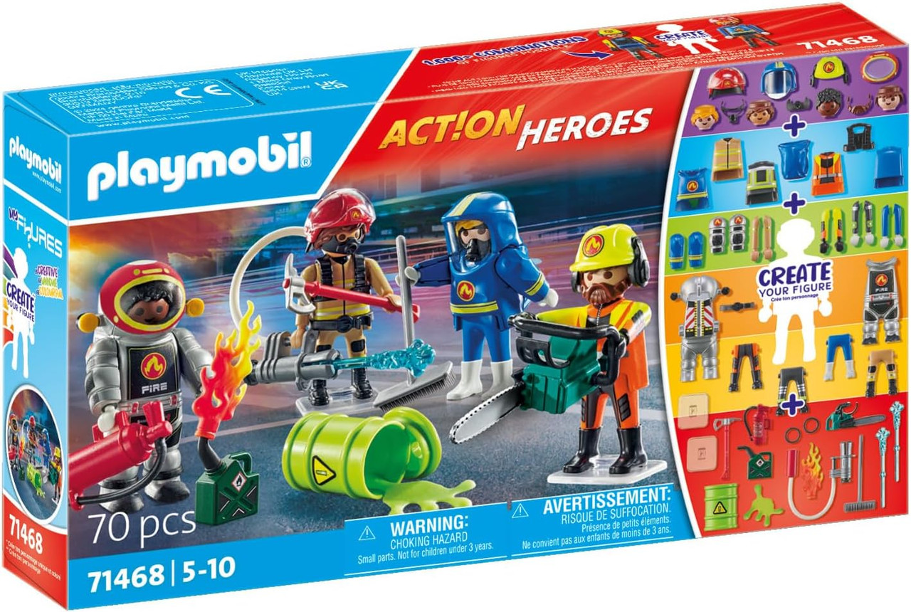 Playmobil Action Heroes My Figures Fire Brigade 71468