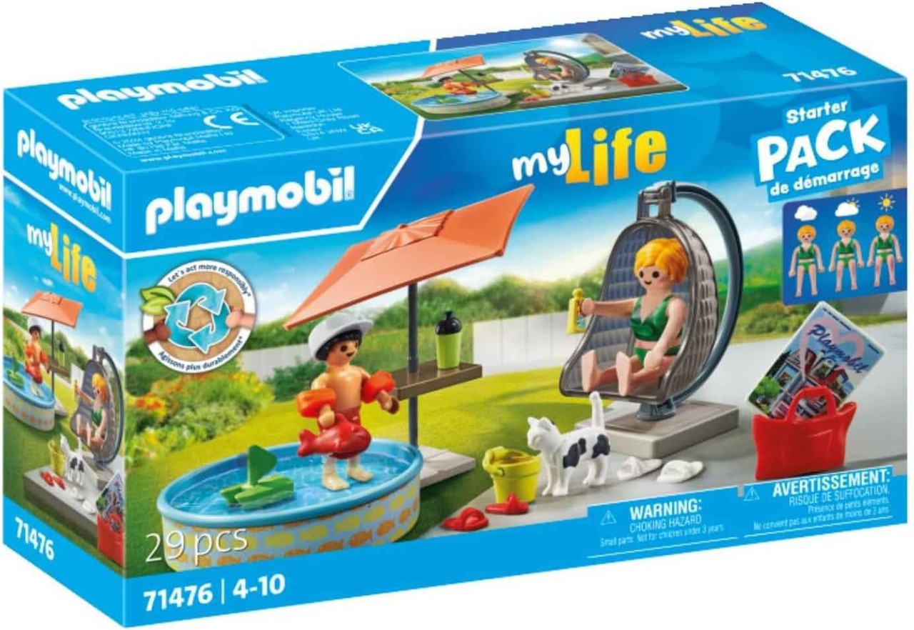 Playmobil My Life Splashing fun at home 71476 **Damaged