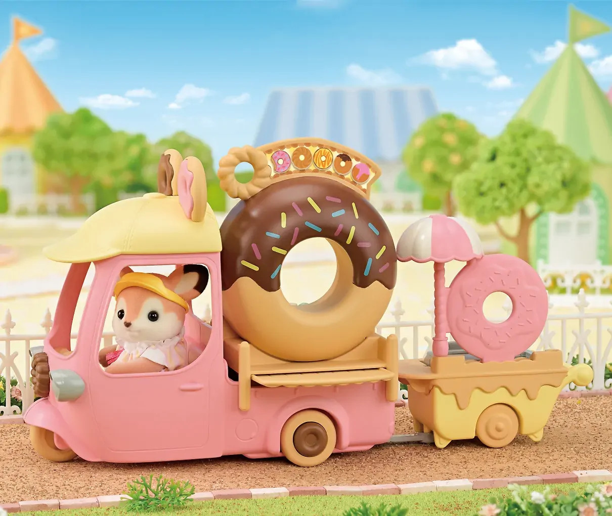 Sylvanian Families Dip Dip Donuts Wagon1