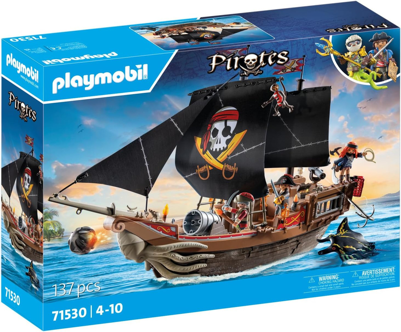 Playmobil Pirates Large Pirate Ship 71530