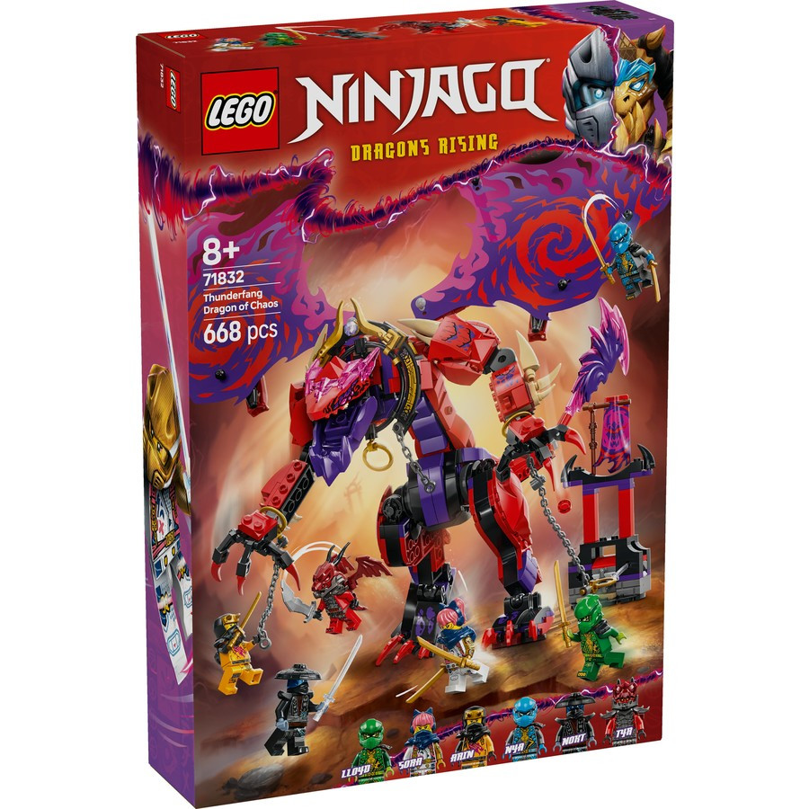 LEGO® Ninjago® Thunderfang Dragon of Chaos 71832