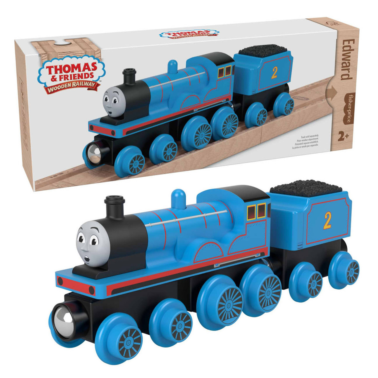 Thomas Friends Wooden Railway Edward Engine and Coal-Car