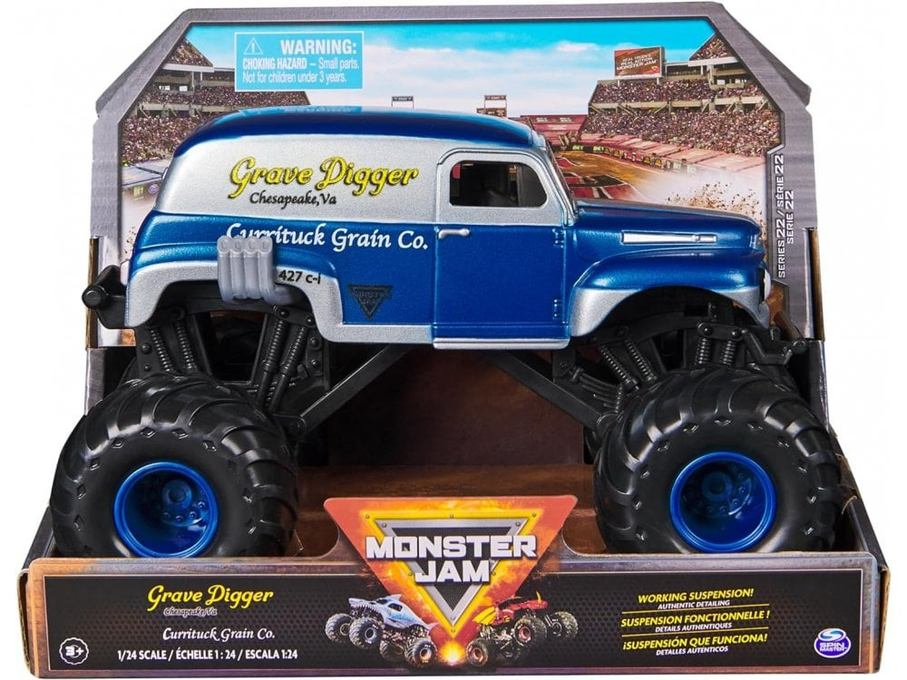 Monster Jam 1:24 Diecast Trucks Grave Digger Currituck Grain Co