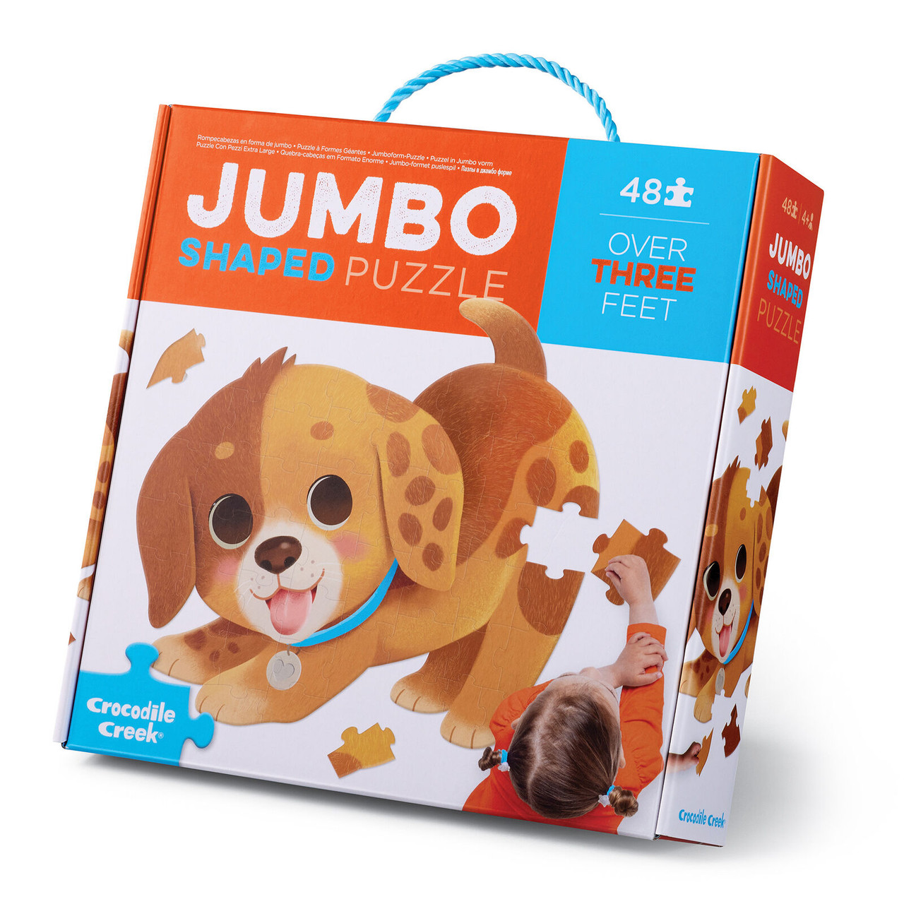 Crocodile Creek - Jumbo Puzzle 48pc - Puppy | Discount Toy Co