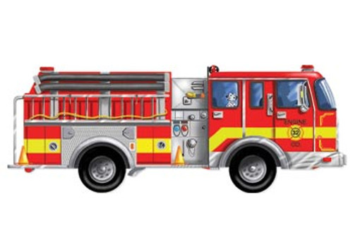 Melissa & Doug - Giant Fire Truck Floor Puzzle 24pc