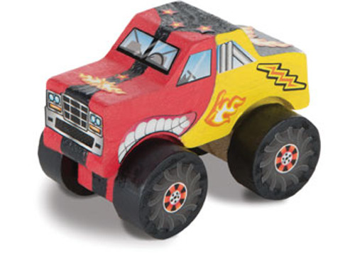 Melissa & Doug - DYO Wooden Monster Truck