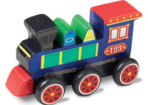 melissa & doug wooden train