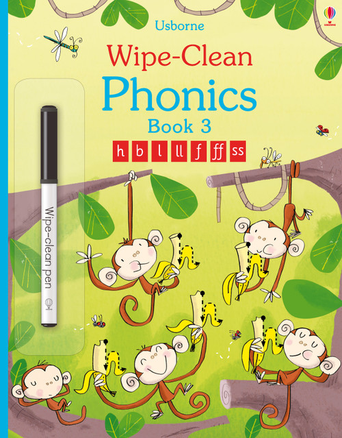 Usborne Wipe-Clean Phonics Book 3