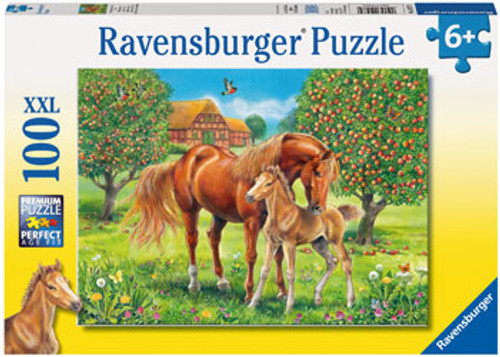 Ravensburger 100pc - Horses in the Field Puzzle