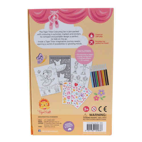 Tiger Tribe Colouring Set - Ballet Tiger Tribe Colouring Set - Ballet