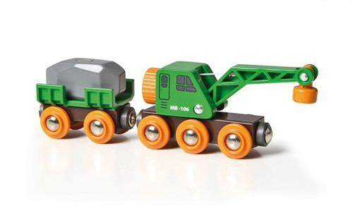 Brio - Clever Crane Wagon and Vehicle