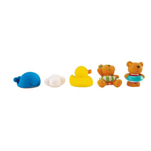 Hape Bath - Teddy and Friends Bath Squirts