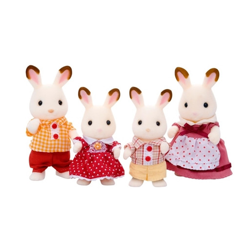 Sylvanian Families-  Chocolate Rabbit Family