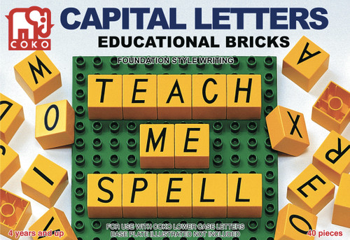 Coko Capital Letter Blocks - 40 Pieces