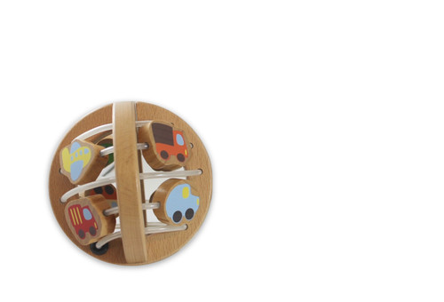 Discoveroo Wooden Play Ball: Traffic