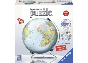 globe puzzle ball