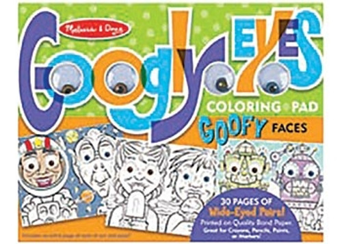 Melissa & Doug - Googly Eyes Coloring Pad – Goofy Faces