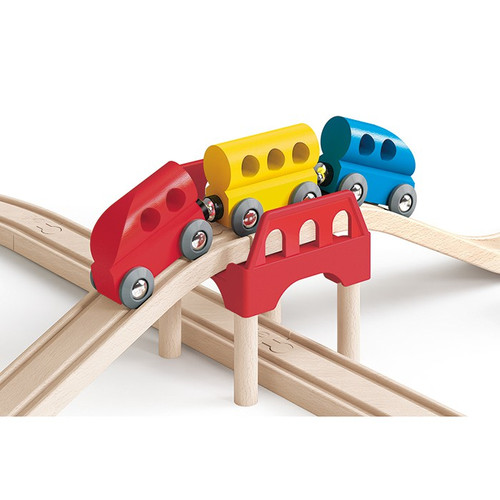 Hape Rail - Figure Eight Railway Set 27 pieces Hape Rail - Figure Eight Railway Set 27 pieces