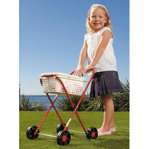 Orbit Metal Peg n' Play Trolley with Laundry Basket