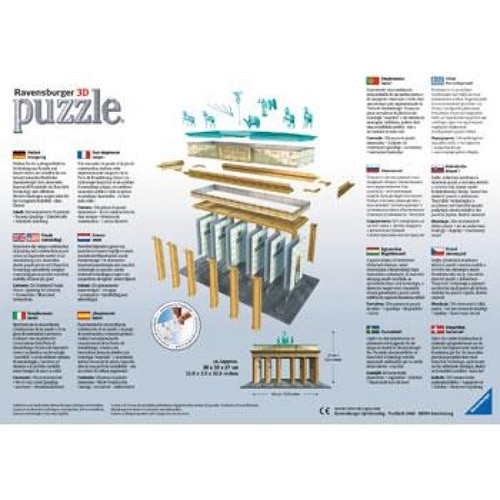 Ravensburger 324pc - Brandenburger Gate 3D Puzzle Ravensburger 324pc - Brandenburger Gate 3D Puzzle