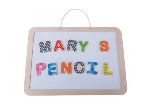 Everearth - Magnetic Alphabet Puzzle & Drawing Board